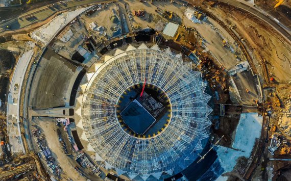 Фетисов: Общая строительная готовность стадиона «Самара Арена» составляет 70%